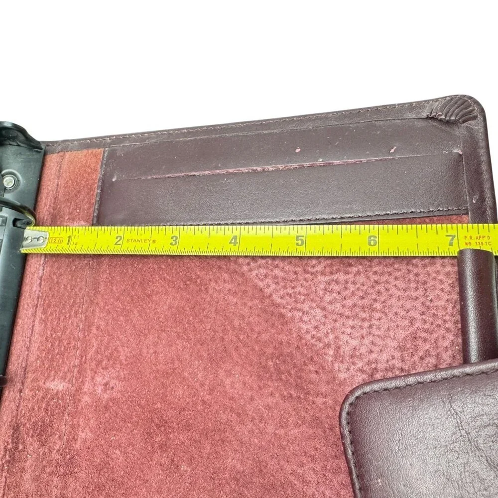 Day Runner Genuine Leather Classic Size Planner Binder Organizer